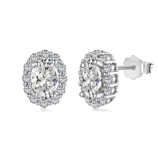 [Lucky Star]Delicate Unique Oval Cut Daily Earrings