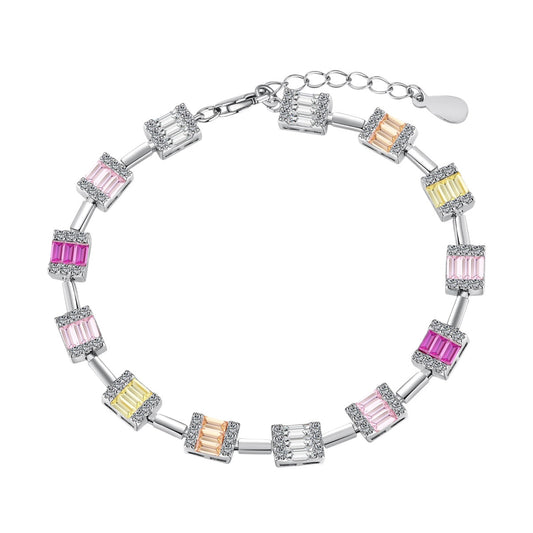 [Lucky Star]Dainty Charming Emerald Cut Daily Bracelet
