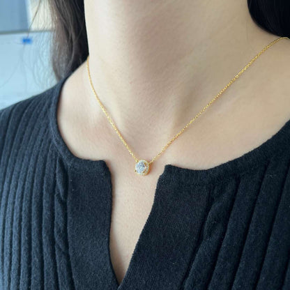 [Lucky Star]Luxurious Round Cut Necklace