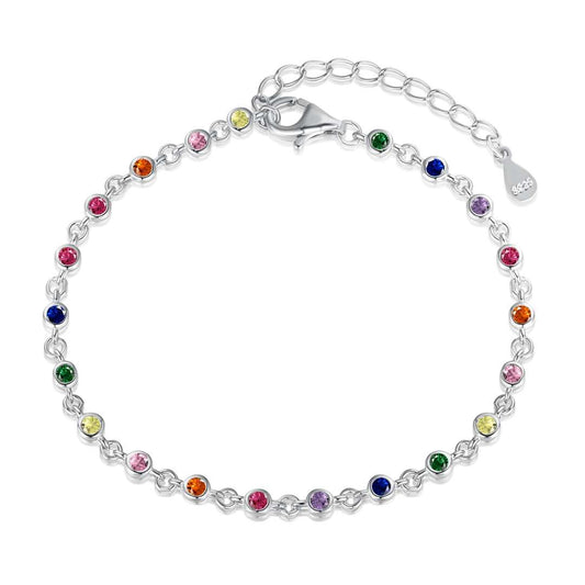 [Lucky Star]Colorful Bead Array Bracelet