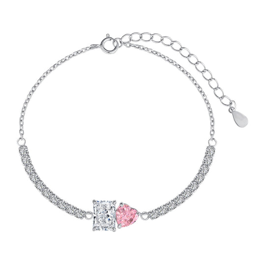 [Lucky Star]Dazzling Unique Multi Shape Lover Bracelet