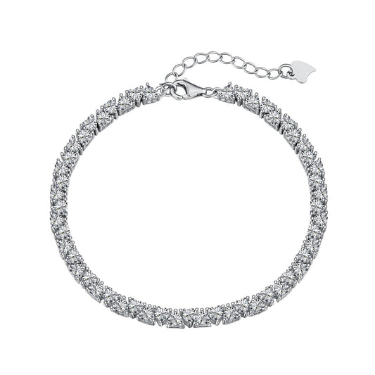 [Lucky Star]Dazzling Romantic Heart Shape Lover Bracelet