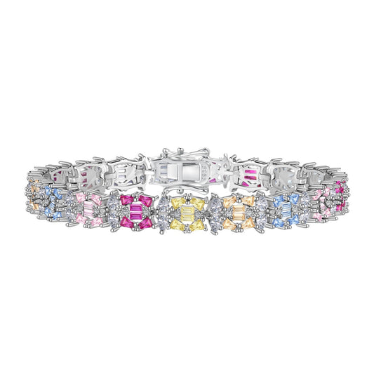 [Lucky Star]Delicate Colorful Multi Cut Party Bracelet